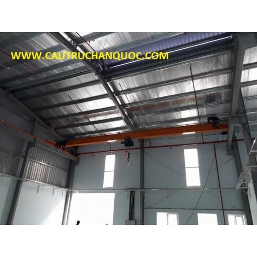 Cầu trục 1 tấn hàn quốc 1 dầm đơn khẩu độ nhà xưởng 20m Cầu trục 1 tấn hàn quốc 1 dầm đơn khẩu độ nhà xưởng 20m